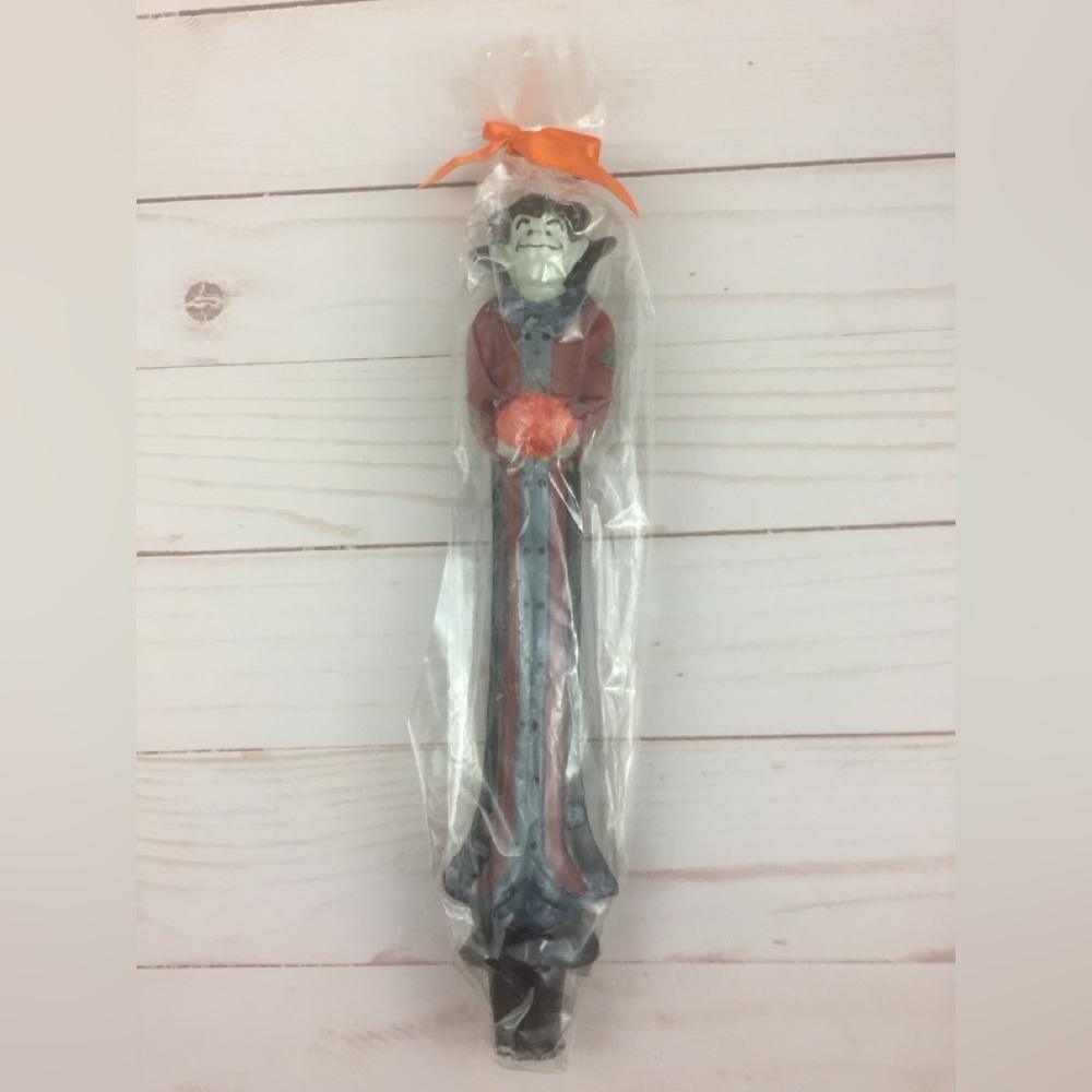 Spooky Halloween Taper Candle Count Dracula 10”